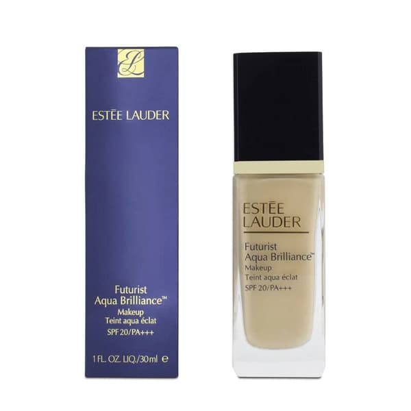 Estee Lauder Futurist Aqua Brilliance Foundation 1W1 Bone Lightweight Makeup