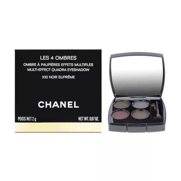 Chanel Brown Eyeshadow Palette Grey Purple Green Eye Shadow 332 Noir Supreme