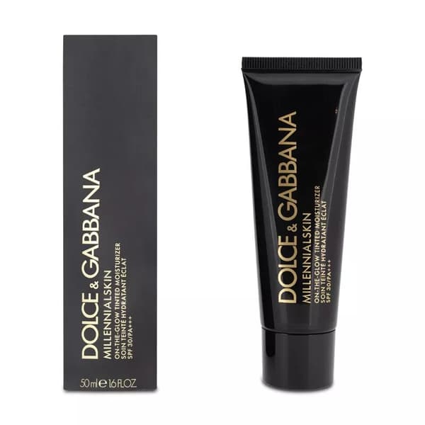 Dolce & Gabbana Millennial Skin On-The-Glow Tinted Moisturiser Tan Medium Dark 1