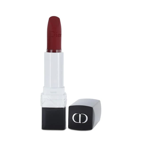 Dior Rouge Couture 999 Colour Lipstick & Wear Matte Red Long Wear