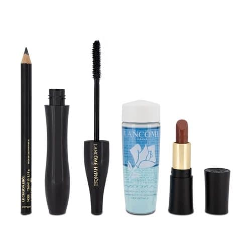 Lancome Hypnose Black Mascara Travel Set L’Absolu Lipstick Bi Facil