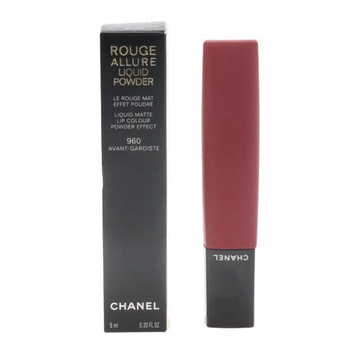 Chanel Rouge Red Lipstick Allure Liquid Powder 960 Avant-Gardiste