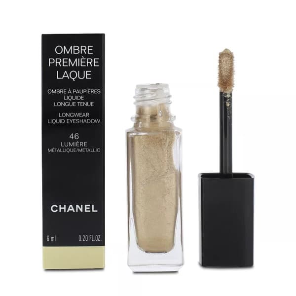 Chanel Ombre Premiere Laque Longwear Liquid Eyeshadow 46 Lumiere Gold Shimmer