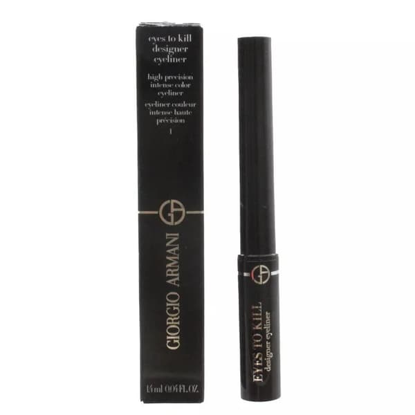 Giorgio Armani Black Eyeliner Eyes To Kill Lacquered 1 Onyx Eye Liner Makeup