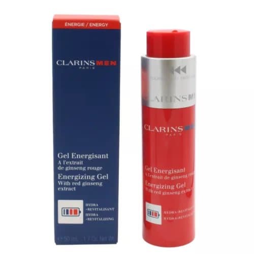 Clarins Men Face Lotion Energizing Gel 50ml Hydrating Refreshing Toning Soothing