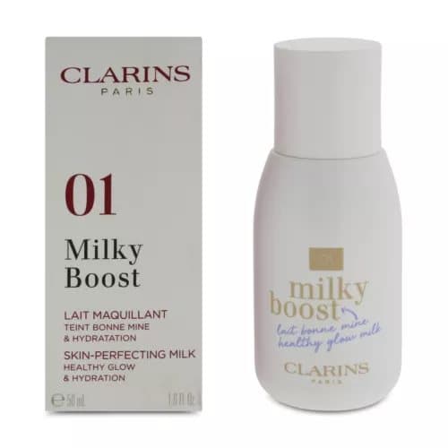 Clarins Milky Boost Skin Perfecting Milk Foundation 50ml Milk Cream 01