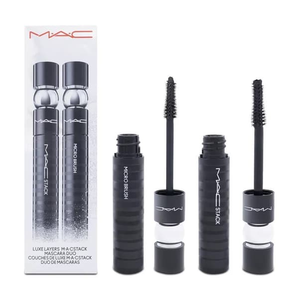 MAC Black Mascara Luxe MACStack Mascara Duo Set X2