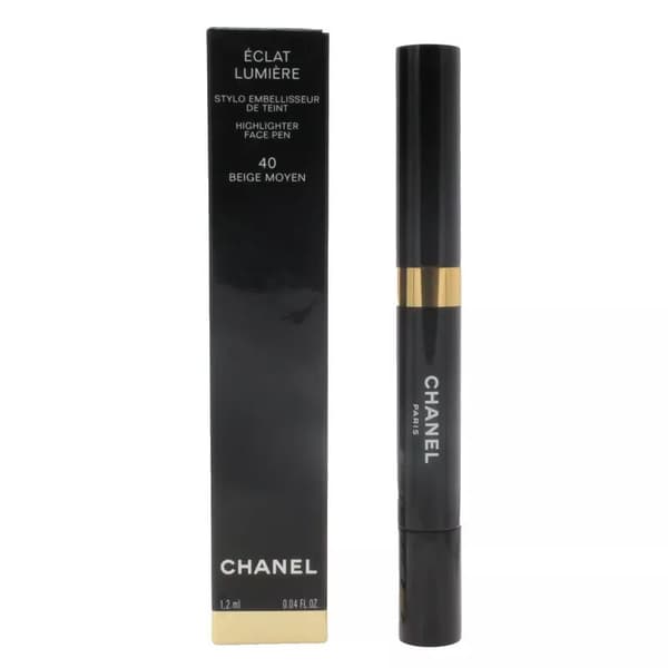 Chanel Highlighter Pen Eclat Lumiere Face 40 Beige Moyen Eye Concealer Makeup