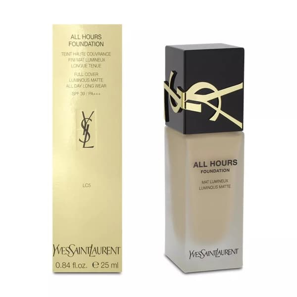 Yves Saint Laurent All Hours 24H-Wear Matte Liquid Foundation with SPF 50 LC5