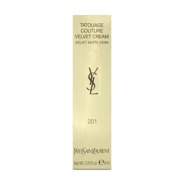 Yves Saint Laurent Tatouage Couture Velvet Cream Lipstick 201 Rouge Tatouage