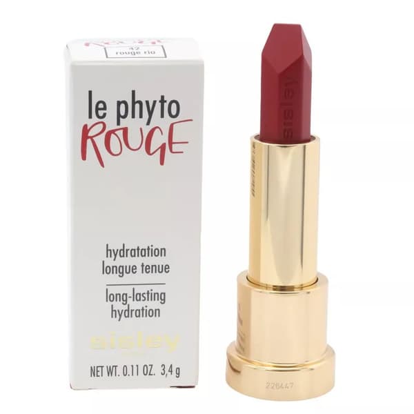 Sisley Lipstick Le Phyto Rouge 42 Rouge Rio Plumping Matte Red Lip Stick
