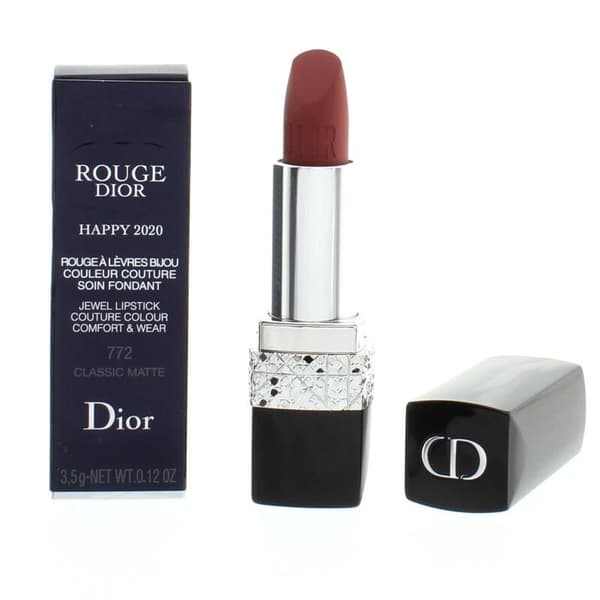 Dior Pink Lipstick Rouge Dior Happy 2020 Jewel Lipstick 772 Classic Matte -