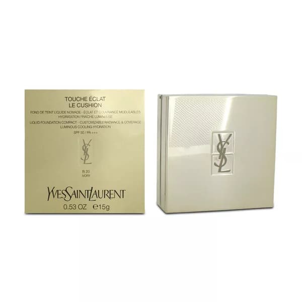 YSL Light Foundation Touche Eclat Cushion Compact B20 Ivory SPF50 Makeup -