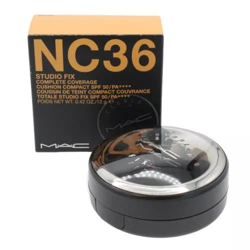 MAC Foundation Studio Fix Complete Coverage Cushion Compact NC36 SPF50 ...
