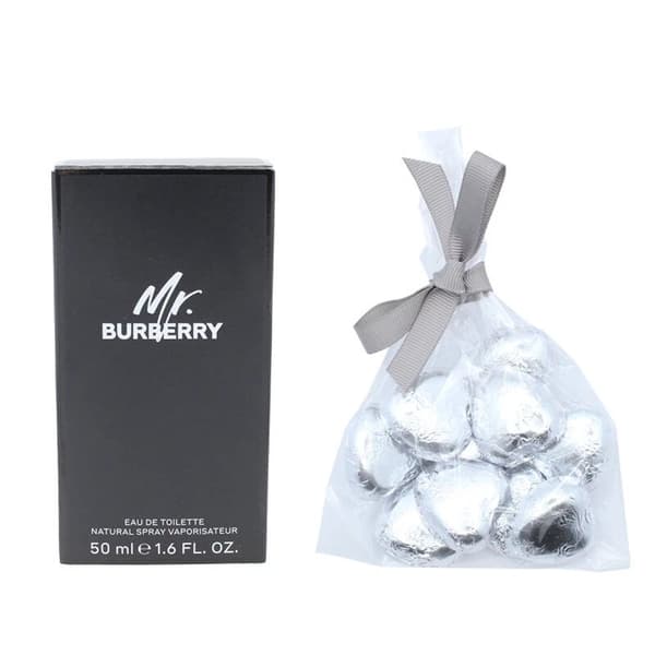 Burberry Mr Burberry 50ml EDT & Chocolates Gift Set for Him Eau De Toilette