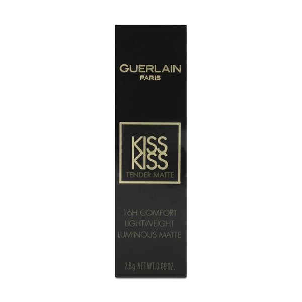 Guerlain Kiss Kiss Tender Matte Lipstick 666 Lucky Pink Hydrating Lip Colour