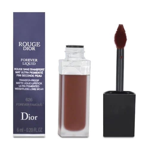 Dior Rouge Forever Liquid Lipstick Transfer-Proof Lip Colour 626 Forever Famous