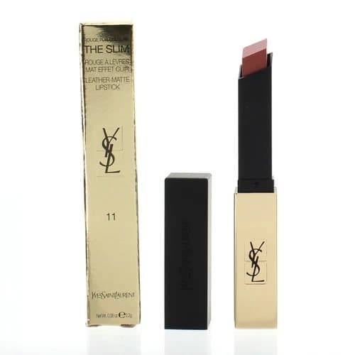 Yves Saint Laurent Pink Lipstick The Slim Leather Matte 11 Ambiguous Beige