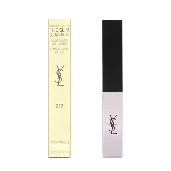 YSL Rouge Pur Couture The Slim Glow Matte Lipstick 212 Equivocal Brown
