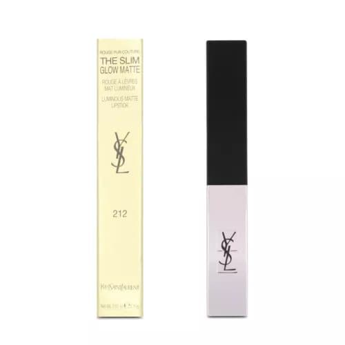 YSL Rouge Pur Couture The Slim Glow Matte Lipstick 212 Equivocal Brown