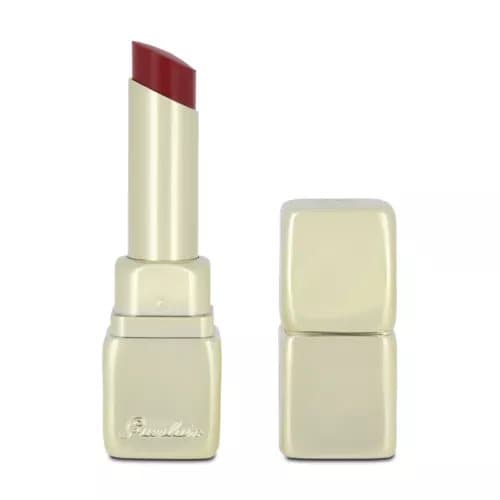 Guerlain Kiss Kiss Shine Bloom Lipstick 709 Petal Red Plumping Hydrating Shine