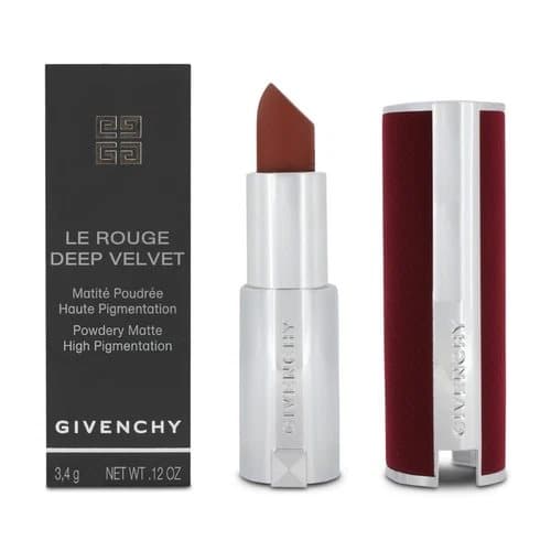 Givenchy Le Rouge Deep Velvet Lipstick 34 Rouge Safran with Soft Texture