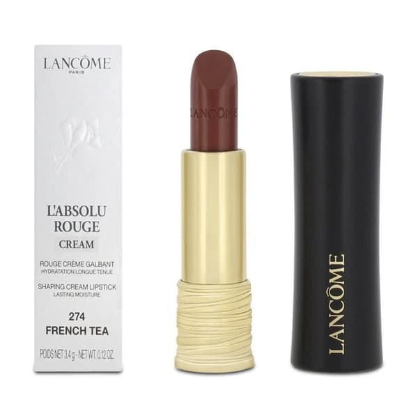 Lancôme L’Absolu Rouge Cream Lipstick Satin Finish Lip Color 274 French Tea