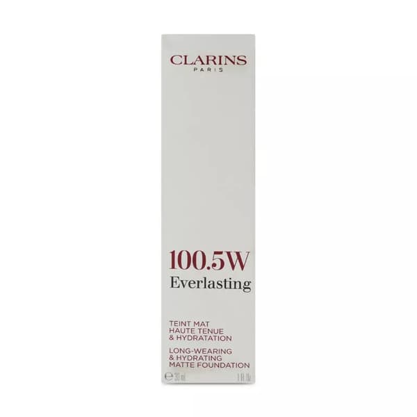 Clarins 30ml Everlasting Hydrating Matte Foundation 100.5W Cream