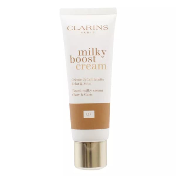 Clarins Dark Foundation Milky Boost BB Cream 07 45ml Hydrating Coverage Makeup