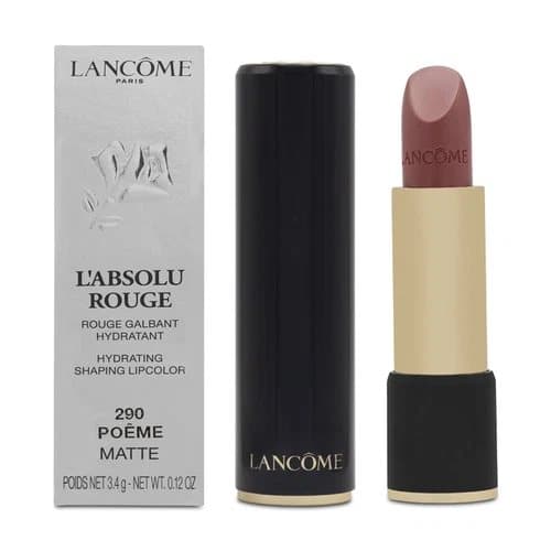 Lancome Pink Lipstick L’Absolu Rouge Hydrating Shaping 290 Poeme Matte -