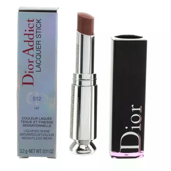 Dior Nude Lipstick Addict Brown Lip Stick Lacquer Liquified Shine 512 Hit -