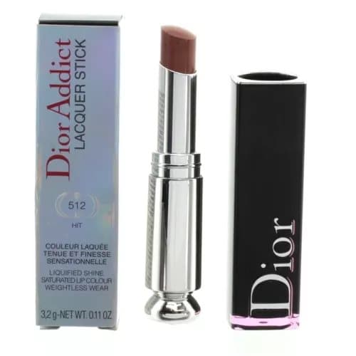 Dior Nude Lipstick Addict Brown Lip Stick Lacquer Liquified Shine 512 Hit -