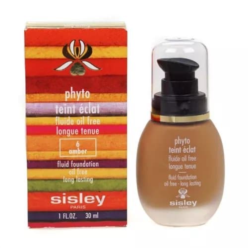 Sisley Fluid Foundation 6 Amber 30ml Lightweight Long Lasting Oil Free Make Up