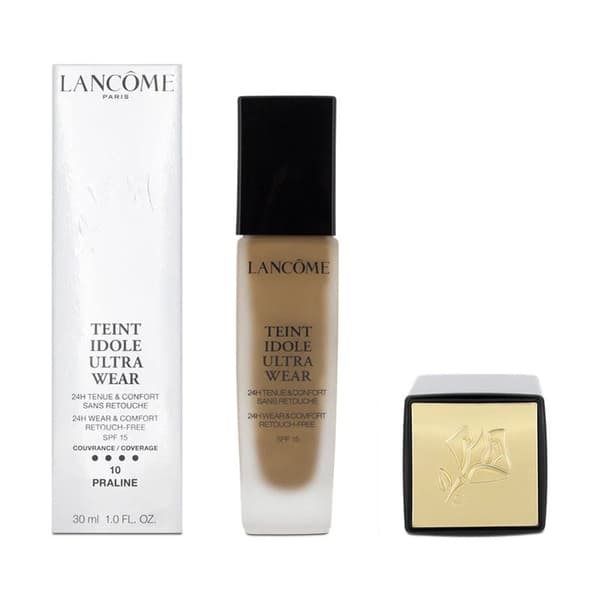 Lancome Dark Foundation 10 Praline Teint Idole 24H Wear & Comfort 30ml -