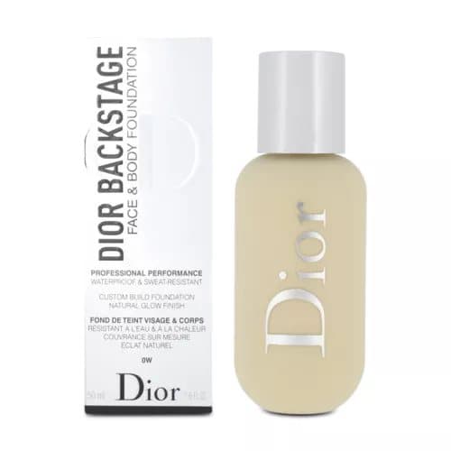 Dior 50ml Backstage Face & Body Foundation Buildable Coverage 0W 0 Warm