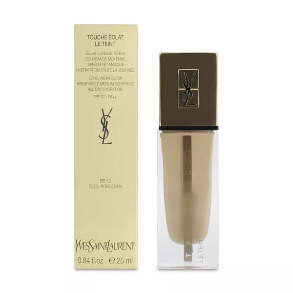 Yves Saint Laurent Touche Eclat Le Teint Foundation BR10 Cool Porcelain YSL 25ml