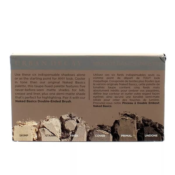 Urban Decay Naked Eyeshadow Palette 2 Basics Neutral 6 Eye Shadows -