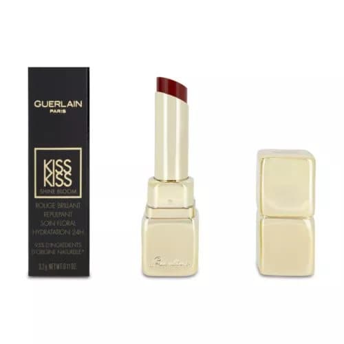 Guerlain Kiss Kiss Shine Bloom Rouge Lipstick 729 Daisy Red Matte Hydration