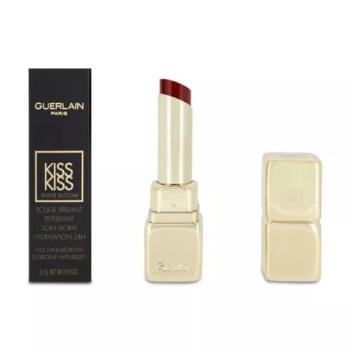Guerlain Kiss Kiss Shine Bloom Rouge Lipstick 819 Corolla Rouge Red Matte FInish