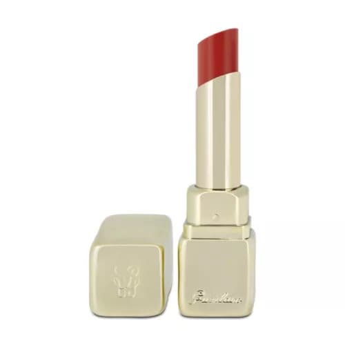 Guerlain KissKiss Shine Bloom Rouge Hydration Satin Lipstick 319 Peach Kiss