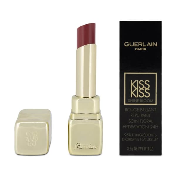Guerlain KissKiss Shine Bloom Rouge Hydration Lipstick 219 Red Eternal Rose