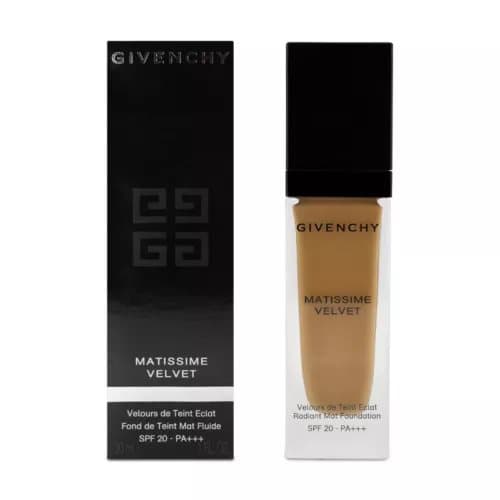Givenchy Matissime Velvet Foundation 09 Mat Cinnamon Radiant Hydration Makeup