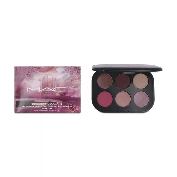 MAC Connect In Colour Eyeshadow Palette Rose Lens Neutral & Pink Eye Shadows