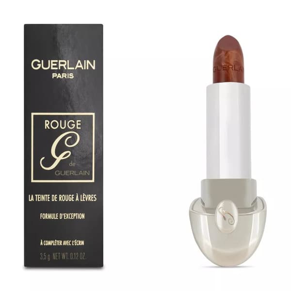 Guerlain Rouge G The Lipstick Shade No35 Gold Brick Red Matte Soft Lip Colour