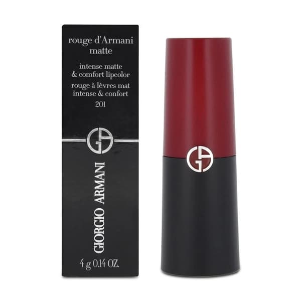 Giorgio Armani Intense Matte & Comfort Lipstick 201 Nightberry Red