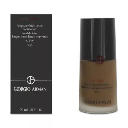 Giorgio Armani Foundation Power 11.75 Matte Foundation Dark Tan Full Coverage