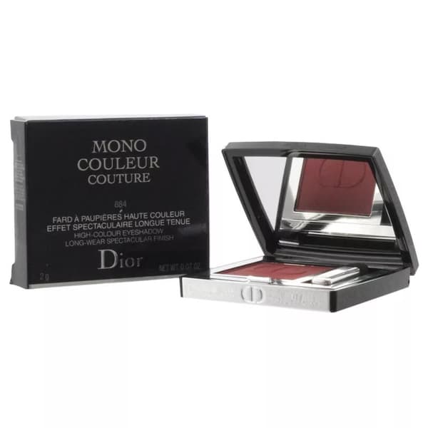 Dior Burgundy Eyeshadow Mono Couleur Couture 884 Rouge Trafalgar Velvet Shadow