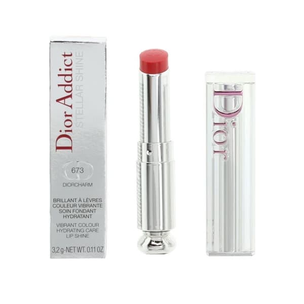 Dior Red Lipstick Addict Stellar Shine 673 Diorcharm Hydrating Lip Stick -