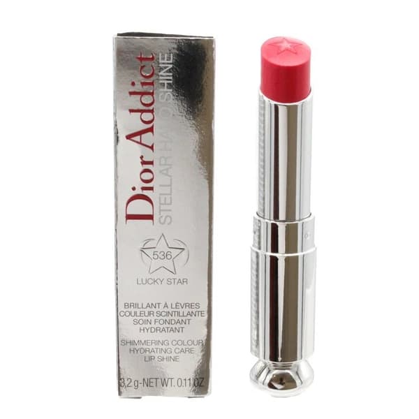 Dior Addict Lipstick Stellar Halo Shine 536 Lucky Star Gloss Pink Lip Stick