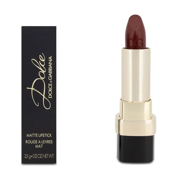 Dolce & Gabbana Matte Lipstick 644 Dolce Blood Red Colour Soft Comforting Finish